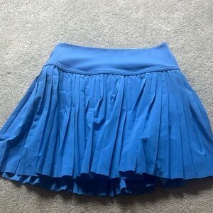 Aerie Vibrant Blue Pleated Mini Skirt